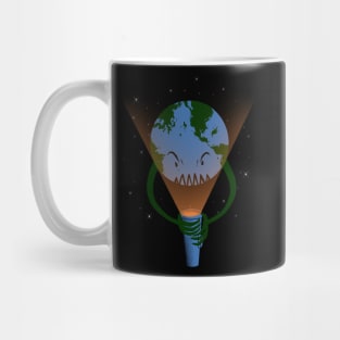 Scary earth Mug